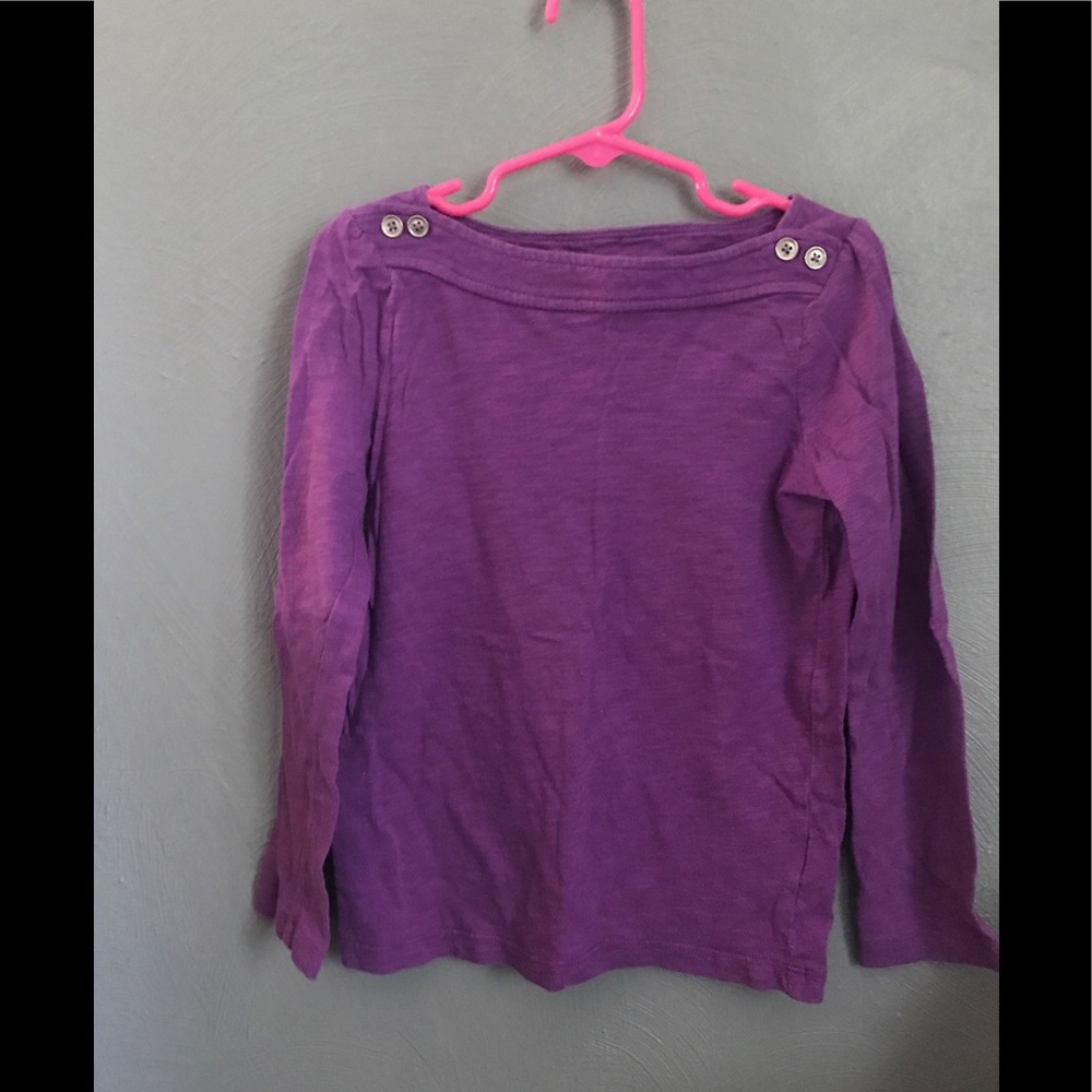Cute purple kids long sleeve